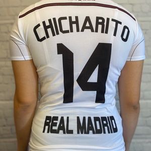 Chicharito Real Madrid Women's Soccer Jersey Playera de Futbol